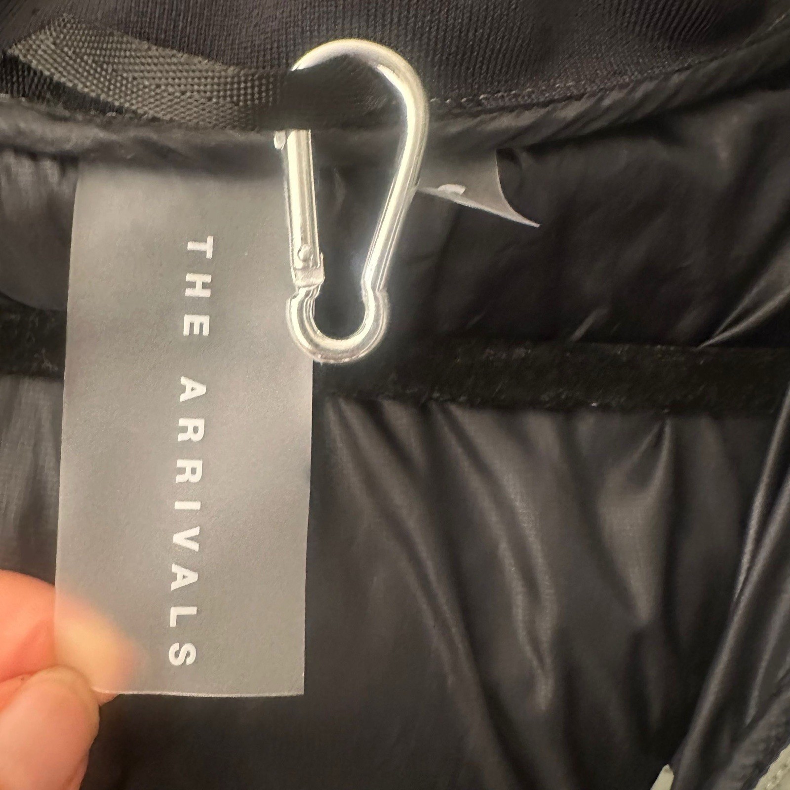 The Arrivals turbo sleeper Hooded puffer coat in green size S