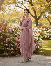 Dress Salwar Kameez Ready To Wear Velvet Suits Indian Wedding Party Bollywood