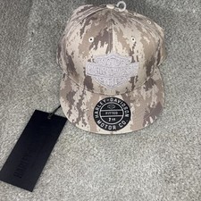 NWT Harley Davidson Motorcycles Fitted Hat 7 1/2  XLarge Digital Camo Mens 