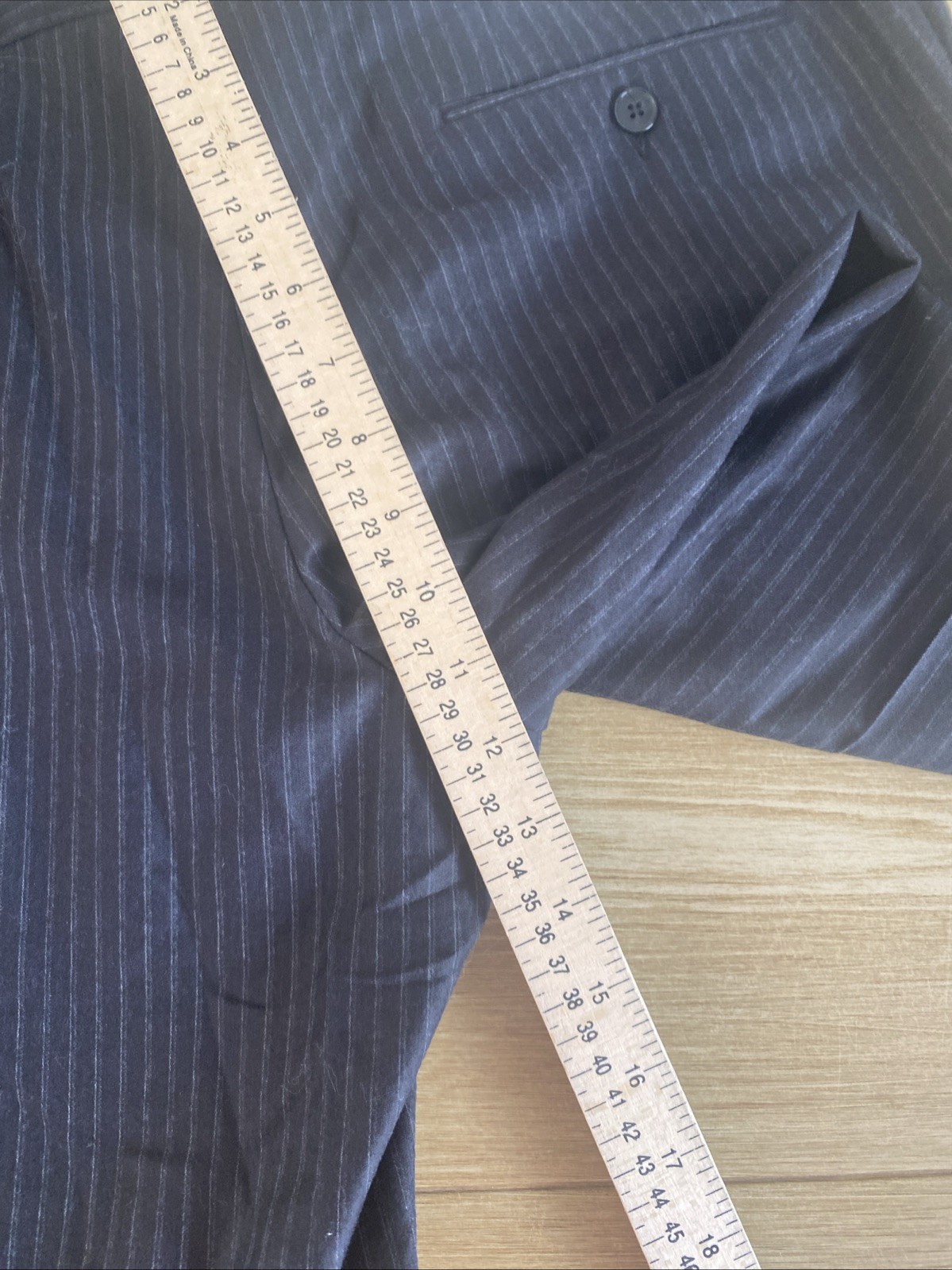 Pantalon De Vestir Michael Kors Para Hombre Planos Rayas Corte Formal Talla 40S