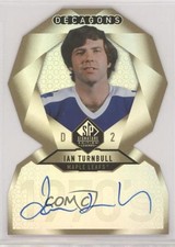 2020 Upper Deck SP Signature Edition Legends Decagons Gold Ian Turnbull Auto u2v