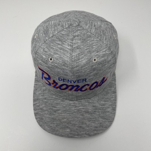 Cappello vintage Denver Broncos grigio erica scritta specialità sportive snapback anni 90 - Foto 3 di 11