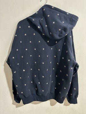 SUPREME STARS STUDDED HOODED SWEATSHIRT NAVY SIZE XL | eBay