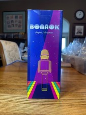 New Wireless Bluetooth Karaoke Microphone Premium Black Edition with Hard Case