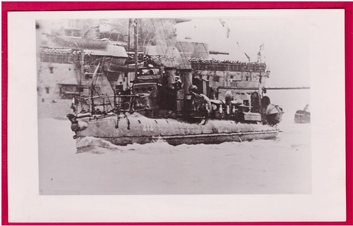 1900-1910s  French Torpedo Boat T.212 Vintage Photo