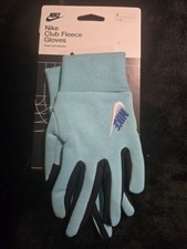 Nike Youth Club Fleece Gloves   Geode Teal  Black - NWT