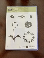 Happy Flowers Retired stampin up stamp set. Never used.