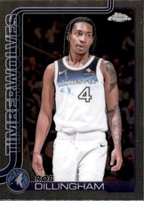 2025-26 Topps Chrome #162 Rob Dillingham Minnesota Timberwolves - BK278