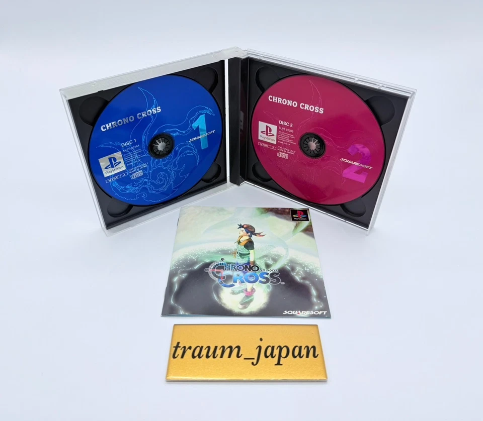 PS1 Chrono Trigger Chrono Cross Playstation1 complete set Japan Ver. Tested - Image 4 of 4