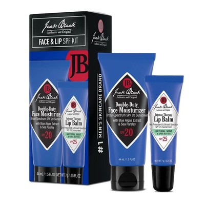 Protect & Moisturize Face Lips - Jack Black Spf Set 1.75oz