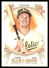 Mark Canha 2021 Topps Allen & Ginter #291 Athletics MLB READ FREE SHIPPING