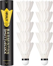 4 10 Pack Goose Feather Badminton Shuttlecocks Birdies Composite Cork Head Stabl