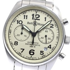 Bell Ross 126.A Date Chronograph beige Dial Automatic Men's Watch 885859