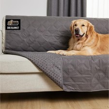 GORILLA GRIP Waterproof Couch Cover for Dogs, Gripped Slip Resistant Backing,...