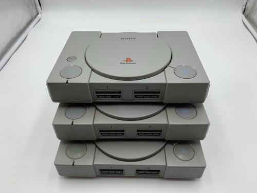 Lot De 3 Consoles PS1 Fat Non Fonctionnantes Pal Sony Playstation 1 SCPH-5502