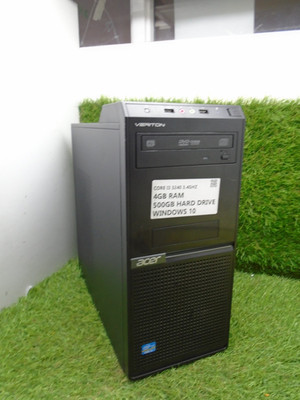 ACER Veriton E430 Intel i3 4170 4GB 500GB HDD WINDOWS 10 PC TOWER DESKTOP MT