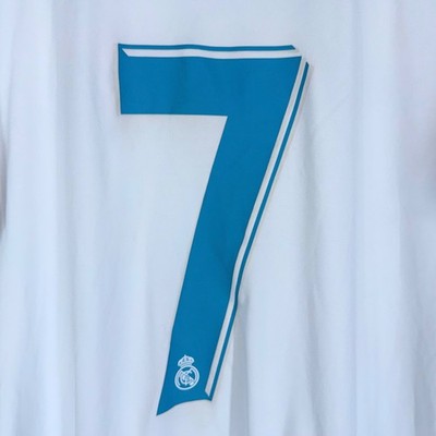 REAL MADRID ADIDAS 2017/2018 FOOTBALL HOME SHIRT JERSEY #7 RONALDO