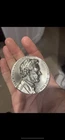 5 Oz Pure Silver Lincoln Medal Coin Fords Theater An award given by Bill Clinton