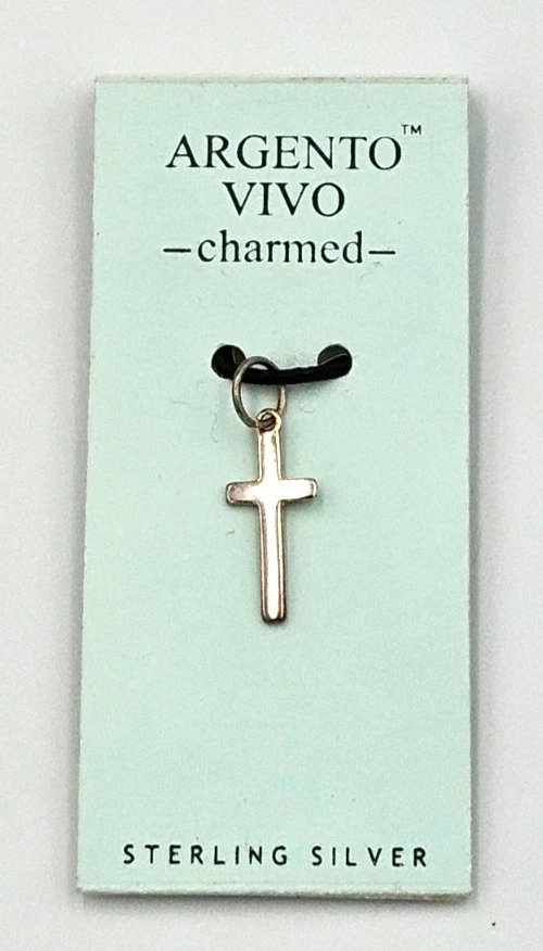 Colgante Argento Vivo X6302 Mujer Plata de Ley 925 Cruz Dije Foto 2 de 4