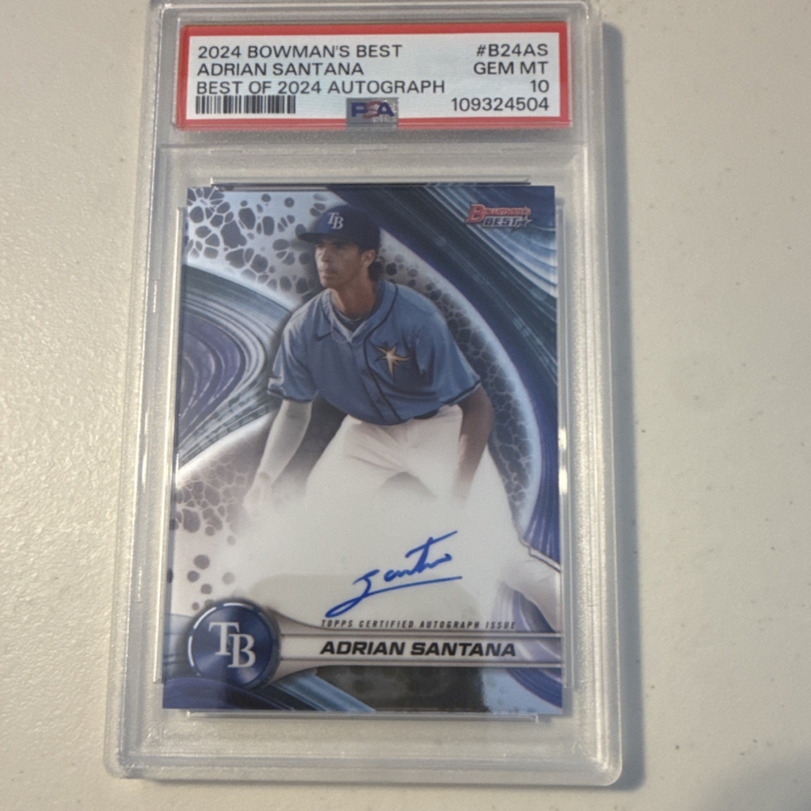2024 Bowman's Best Best of 2024 Autographs Adrian Santana #B24-As 