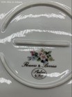 Andrea by Sadek Flowers & Berries Porcelain Trivet Cheese Plate Japan Vintage — photo 5
