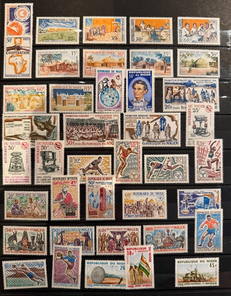 🦬 NIGER - Belle collection de Timbres neufs de 1959 à 1970 🦬 - Photo 2/4