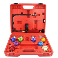 KüHlsystem DruckprüFset 14-Tlg. Universal Kfz PKW Lecksuche KüHler Adapter