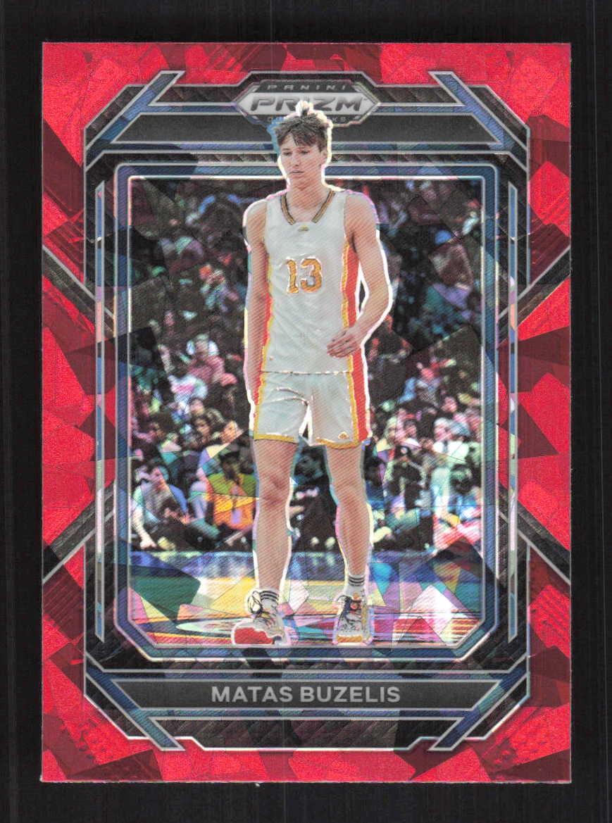 Matas Buzelis 2023 Panini Prizm Draft Picks Red Ice #13