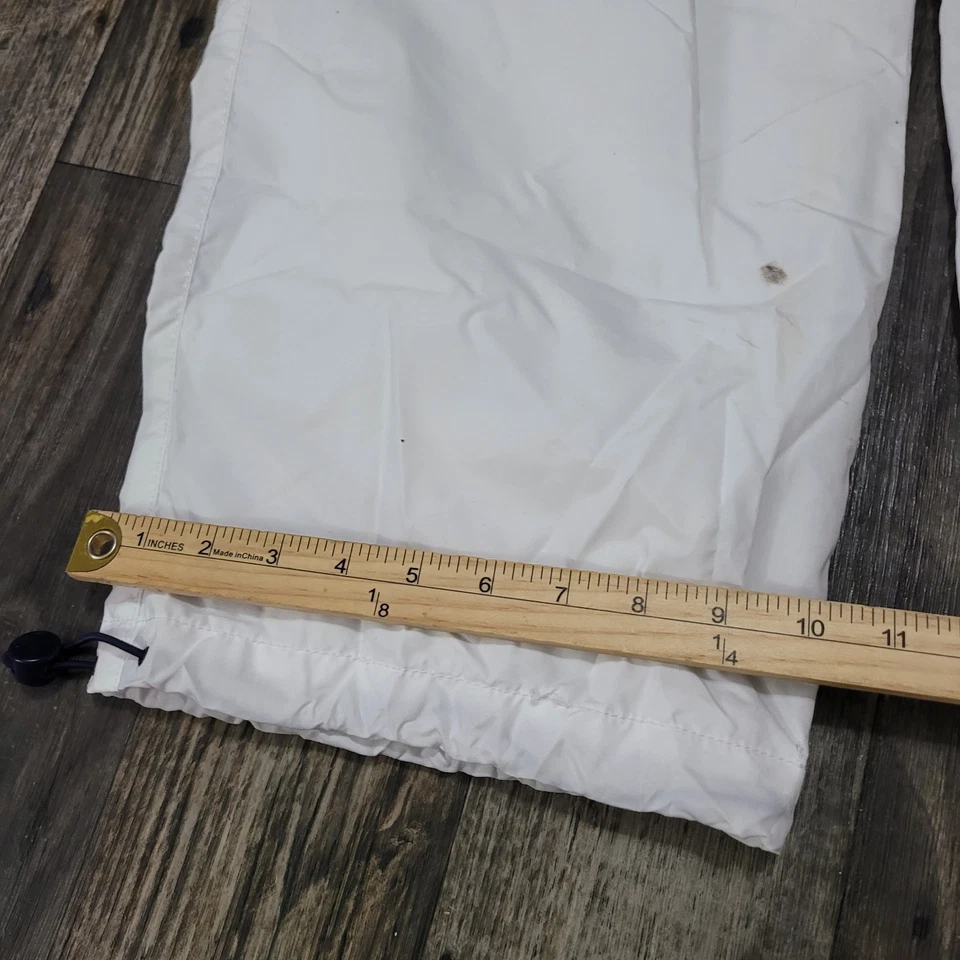 Pantalones deportivos vintage Nike blancos holgados Swoosh Y2K para hombre talla XL Foto 2 de 4