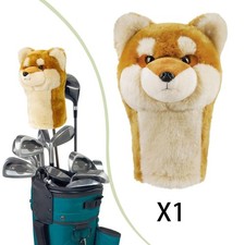 Dog Golf Headcover Plush Driver Headcover Accessories