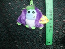 Ty MONSTAZ 4" * CLIP * FRANKIE *PURPLE * 2013 * MWMT * DOB:3/9 * RETIRED * HTF