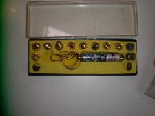 NEW Laser Pointer DIODE Keychain Interchangeable Asst. Pattern Tips working