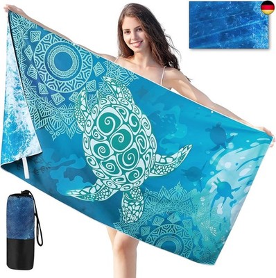 Joyoldelf Mikrofaser Strandtuch - 180 x 90cm Groß Sandfrei Schnelltrocknend 