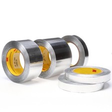 3M Aluminum Foil Tape 425, Silver 0.75in 1x Roll - 19 mm x 55 m, 4.6 mil