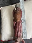 Patricia Cobb Santa Claus Wooden Carving 1994 — photo 3