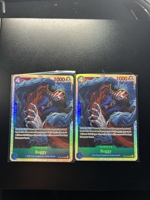 2x Buggy ST25-004 SR ONE PIECE TCG Starter Deck 25 Blue Buggy Luffy Zoro Nami 
