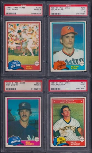 PSA 9 1981 OPC O-pee-chee by Topps #240 Nolan Ryan Houston Astros; 1-CARD