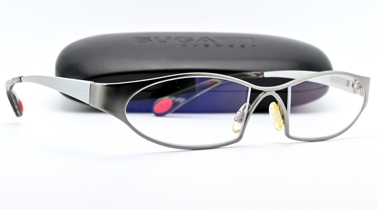 BUGATTI Brille 363 col 24 L Odotype Silber Ruthenium Vintage France Luxus Mann 66490₽