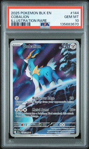 Cobalion graded PSA 10 for sale on eBay