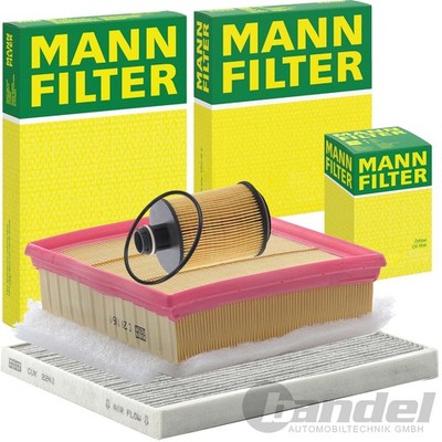 MANN-FILTER INSPEKTIONSPAKET passend für 1.3  CDTI OPEL CORSA D 75+95 PS
