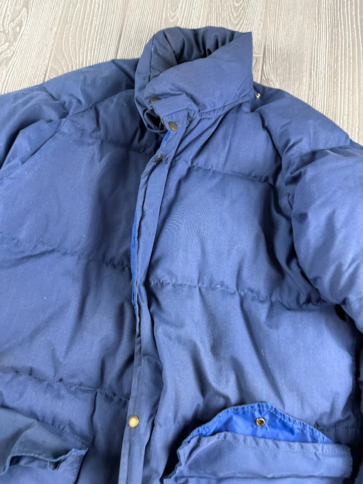 Class-5 Mountaineering Coat Puffer Jacket Snap Zip Vintage Mens Large - Image 2 of 4