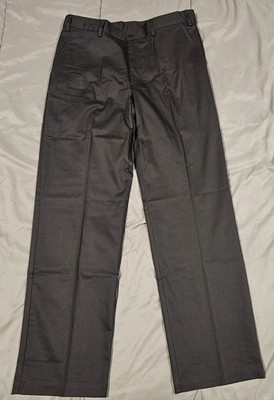 Twinhill Work Pants Mens 34x32 Charcoal Uniform Flat Front