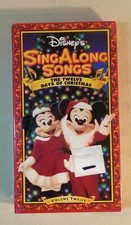 Disney's Sing Along Songs. VHS. NEW, Sealed. Volume 12. Christmas