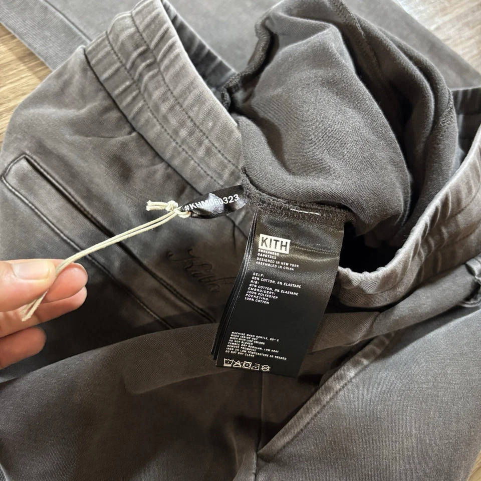 Kith Crystal Wash Interlock Bleecker II Sweatpant 'Kindling' Size XXL - Image 3 of 4