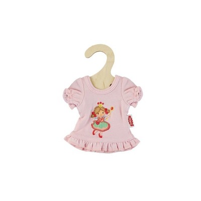 Heless 9565 - ''Princess Emily'' poppennachtjapon, in roze met prinsessenmotief, v