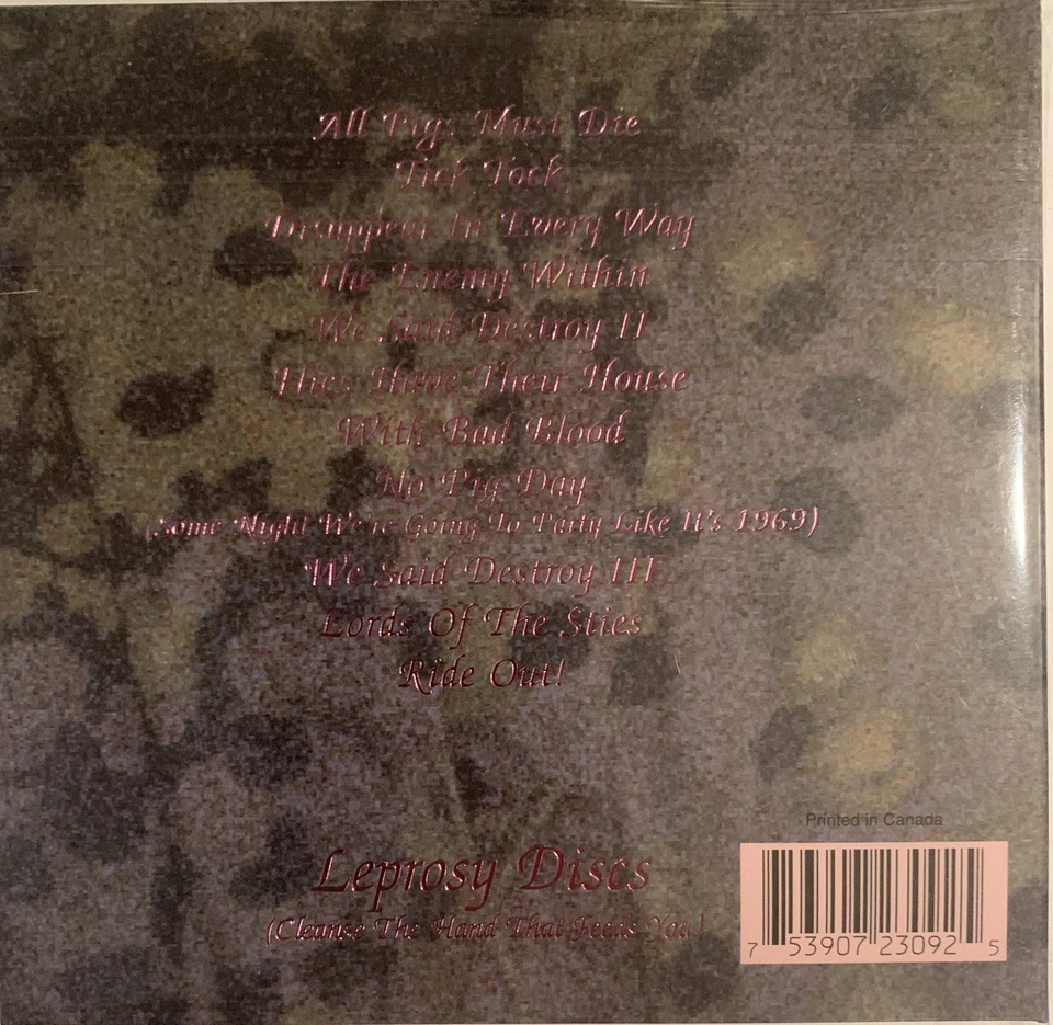 Death in June - All Pigs Must Die CD 2011 Leprosy Discs – LEPER CD4 [Digisleeve] - Image 2 of 2