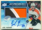 2019-20  Upper Deck ICE Ice Premieres Autograph Patch JOEL FARABEE RC 03/10