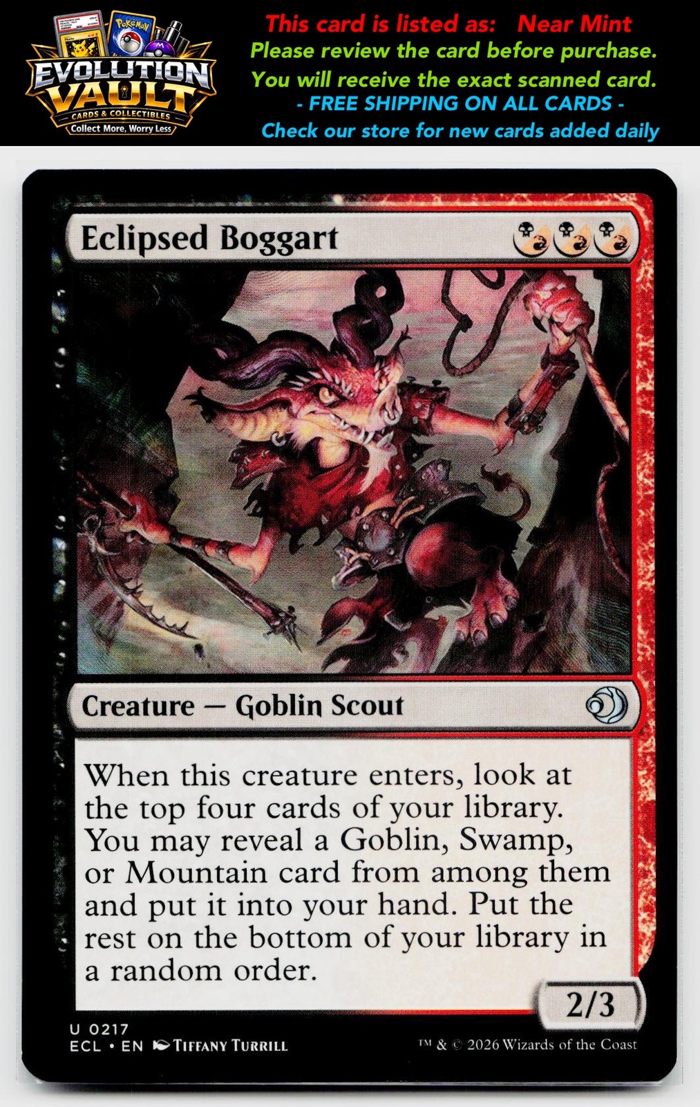 Lorwyn Eclipsed #217 Eclipsed Boggart