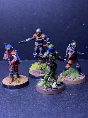 Star Wars Legion Scale Mando Team  The Outer Rim Shatterpoint Hand Painted