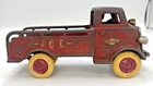 Arcade Cast Iron ICE Truck U.S.A. Original Paint c. 1930s Vintage Original